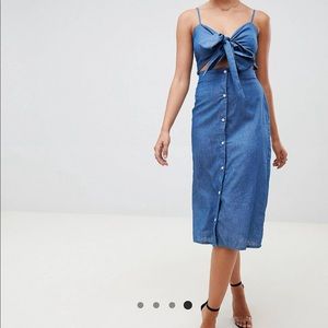 Missguided Denim Dress